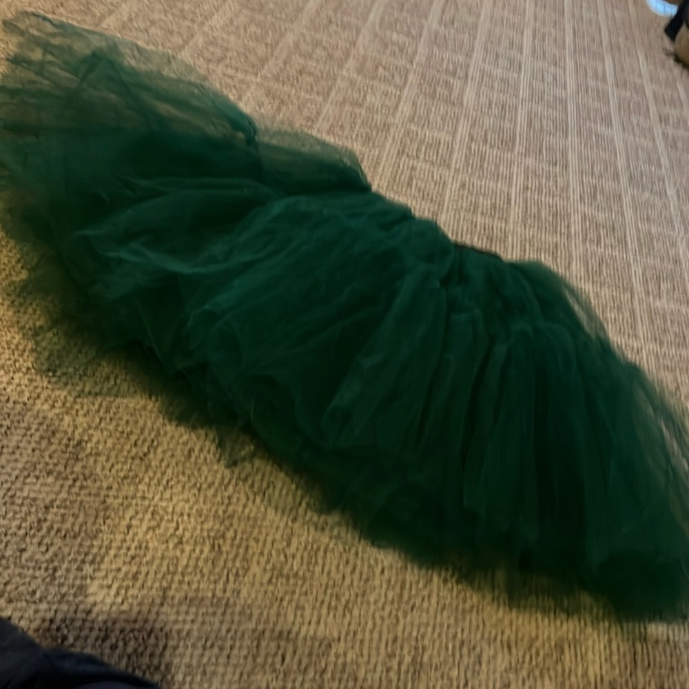 Green tutu underskirt